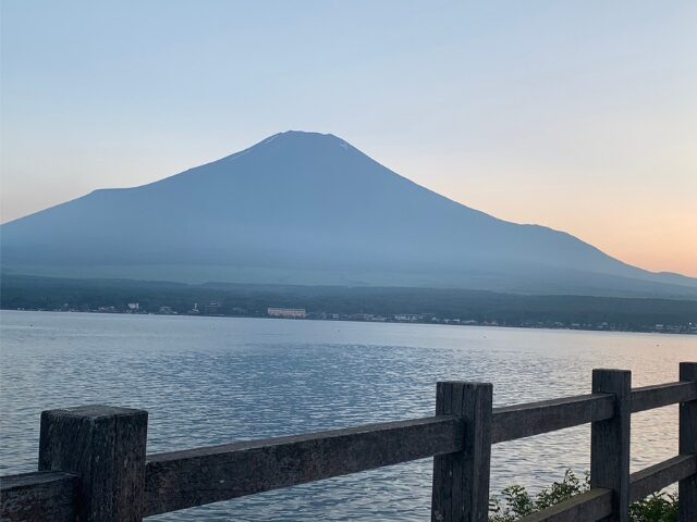 長池親水公園からの富士山